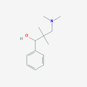 molecular formula C13H21NO B095457 3-(Dimethylamino)-2,2-dimethyl-1-phenylpropan-1-ol CAS No. 15451-15-7
