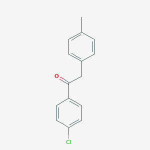 molecular formula C15H13ClO B095458 1-(4-Chlorophenyl)-2-(4-methylphenyl)ethanone CAS No. 15221-84-8