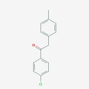 molecular formula C15H13ClO B095458 1-(4-Chlorophenyl)-2-(4-methylphenyl)ethan-1-one CAS No. 15221-84-8