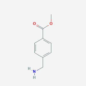 molecular formula C9H11NO2 B095462 Methyl 4-(aminomethyl)benzoate CAS No. 18469-52-8