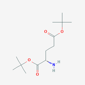 molecular formula C13H25NO4 B095463 ditert-butyl (2S)-2-aminopentanedioate CAS No. 16874-06-9