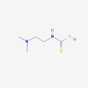 Carbamic acid, N-(2-(dimethylamino)ethyl)dithio-
