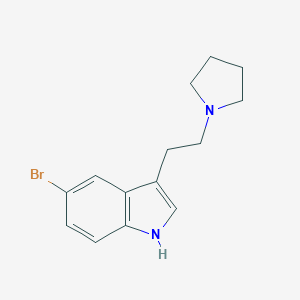 molecular formula C14H17BrN2 B095477 5-bromo-3-(2-(pyrrolidin-1-yl)ethyl)-1H-indole CAS No. 17274-68-9