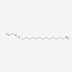 molecular formula C18H32O B095485 17-Octadecen-14-YN-1-OL CAS No. 18202-28-3