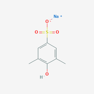 molecular formula C8H9NaO4S B095490 Sodium 4-hydroxy-3,5-dimethylbenzenesulphonate CAS No. 15205-65-9