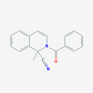2-Benzoyl-1-methylisoquinoline-1-carbonitrile