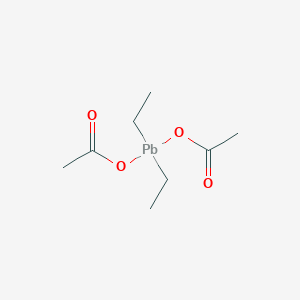 molecular formula C8H16O4Pb B095504 Diacetoxydiethyl lead CAS No. 15773-47-4