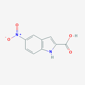 molecular formula C9H6N2O4 B095508 5-Nitroindole-2-carboxylic acid CAS No. 16730-20-4