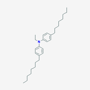 molecular formula C30H47N B095515 N-Ethyl-4-octyl-N-(4-octylphenyl)aniline CAS No. 19182-05-9