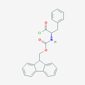 molecular formula C24H20ClNO3 B009554 Fmoc-L-phenylalanyl chloride CAS No. 103321-57-9