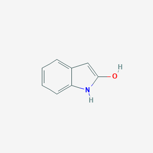 molecular formula C8H7NO B095545 1H-吲哚-2-醇 CAS No. 16990-73-1