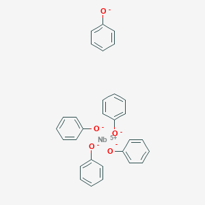 molecular formula C30H25NbO5 B095551 niobium phenoxide CAS No. 16576-63-9