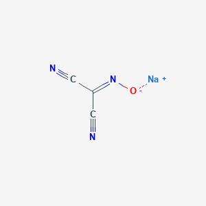 molecular formula C3N3NaO B095553 (Hydroxyimino)malononitrile sodium salt CAS No. 19166-62-2