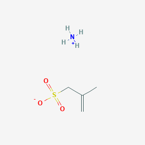 molecular formula C4H11NO3S B095562 Ammonium 2-methylprop-2-ene-1-sulfonate CAS No. 16083-28-6