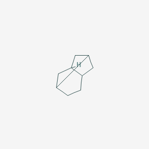 molecular formula C9H14 B095573 Tricyclo[4.3.0.0~3,8~]nonane CAS No. 19026-97-2