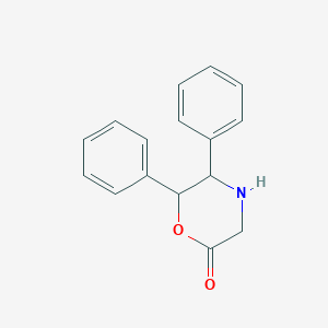 molecular formula C16H15NO2 B095585 5,6-Diphenylmorpholin-2-one CAS No. 19180-79-1