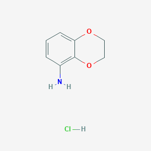 molecular formula C8H10ClNO2 B095586 2,3-Dihydro-1,4-benzodioxin-5-amine hydrochloride CAS No. 16081-46-2