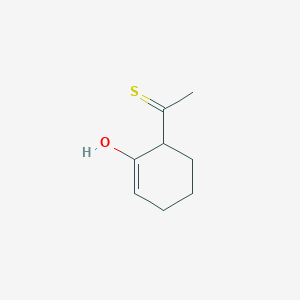 molecular formula C8H12OS B095593 Cyclohexanone, 2-(thioacetyl)- CAS No. 15578-82-2