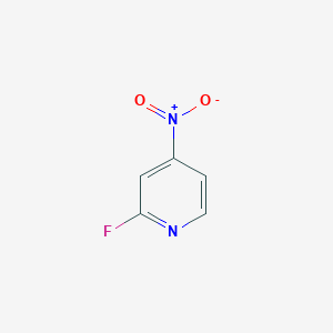molecular formula C5H3FN2O2 B095595 2-氟-4-硝基吡啶 CAS No. 18614-46-5