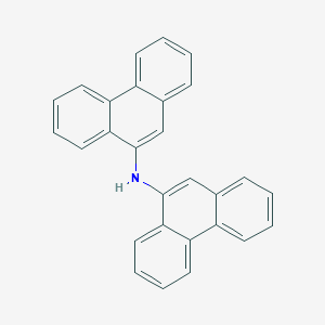 molecular formula C28H19N B095600 di-(Phenanthrene-9-yl)amine CAS No. 16269-40-2