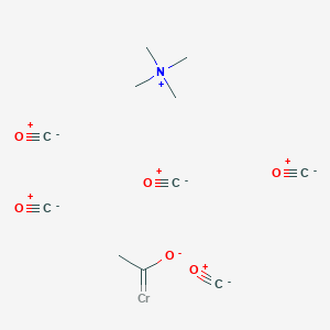molecular formula C11H15CrNO6 B095603 Tetramethylammonium (1-hydroxyethylidene)pentacarbonylchromium CAS No. 15975-93-6