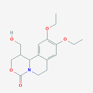 9,10-diethoxy-1-(hydroxymethyl)-2,6,7,11b-tetrahydro-1H-[1,3]oxazino[4,3-a]isoquinolin-4-one