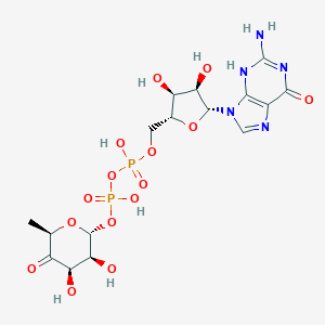molecular formula C16H23N5O15P2 B095612 GDP-4-keto-6-deoxymannose CAS No. 18186-48-6