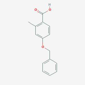 molecular formula C15H14O3 B095624 4-(苄氧基)-2-甲基苯甲酸 CAS No. 17819-91-9