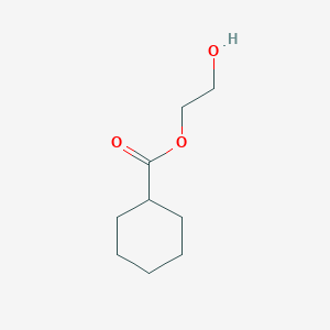 molecular formula C9H16O3 B095625 2-Hydroxyethyl cyclohexanecarboxylate CAS No. 16179-44-5