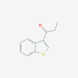 molecular formula C11H10OS B095631 1-(1-Benzothiophen-3-yl)propan-1-one CAS No. 19492-96-7