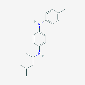 molecular formula C19H26N2 B095649 N-(1,3-Dimethylbutyl)-N'-(p-tolyl)benzene-p-diamine CAS No. 16364-15-1