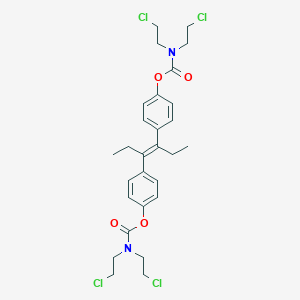 molecular formula C28H34Cl4N2O4 B095651 Stilbostat CAS No. 15470-58-3
