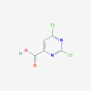 molecular formula C5H2Cl2N2O2 B095656 2,6-Dichloropyrimidine-4-carboxylic acid CAS No. 16492-28-7