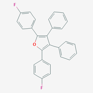 molecular formula C28H18F2O B095658 2,5-Bis(4-fluorophenyl)-3,4-diphenylfuran CAS No. 18749-93-4