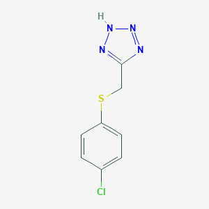 molecular formula C8H7ClN4S B095659 5-(4-Chlorophenylthiomethyl)Tetrazole CAS No. 18527-31-6