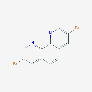 molecular formula C12H6Br2N2 B009566 3,8-Dibromo-1,10-phenanthroline CAS No. 100125-12-0