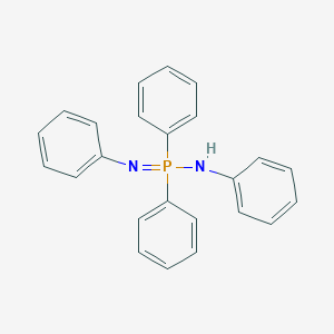 molecular formula C24H21N2P B095660 N,N',P,P-tetraphenylphosphinimidic amide CAS No. 17985-98-7