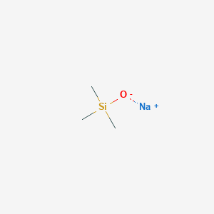 molecular formula C3H9NaOSi B095665 Sodium trimethylsilanolate CAS No. 18027-10-6
