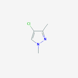 molecular formula C5H7ClN2 B095687 4-chloro-1,3-dimethyl-1H-pyrazole CAS No. 15878-44-1