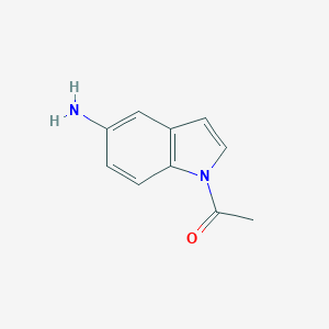 molecular formula C10H10N2O B095695 1-乙酰-5-氨基吲哚 CAS No. 16066-93-6