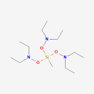 molecular formula C13H33N3O3Si B095698 Methyltris(N,N-diethylaminoxy)silane CAS No. 18418-55-8