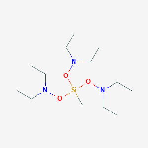 molecular formula C13H33N3O3Si B095698 Methyltris(N,N-diethylaminooxy)silane CAS No. 18418-55-8