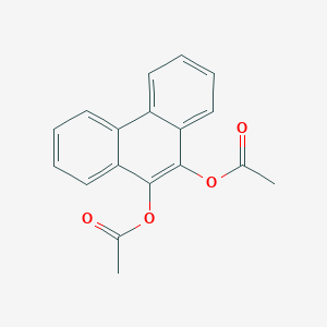 molecular formula C18H14O4 B095700 9,10-Phenanthrenediol, diacetate CAS No. 17694-65-4