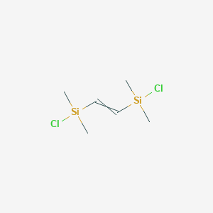 molecular formula C6H14Cl2Si2 B095711 1,2-Bis(chlorodimethylsilyl)ethene CAS No. 18146-12-8