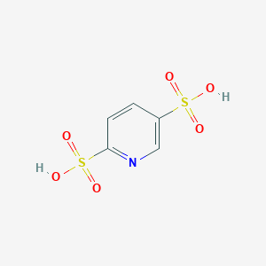 molecular formula C5H5NO6S2 B095736 Pyridine-2,5-disulfonic Acid CAS No. 17624-04-3