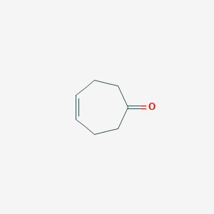 molecular formula C7H10O B009574 Cyclohepten-5-one CAS No. 19686-79-4