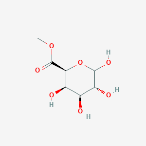 molecular formula C7H12O7 B095745 D-Galacturonic acid methyl ester CAS No. 16048-08-1