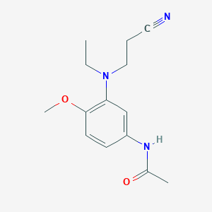 Acetamide, N-[3-[(2-cyanoethyl)ethylamino]-4-methoxyphenyl]-
