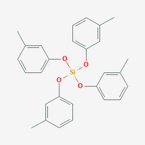 molecular formula C28H28O4Si B095761 Tetrakis(3-methylphenyl) orthosilicate CAS No. 16714-54-8