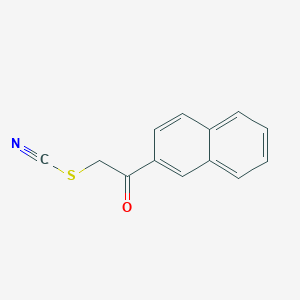 molecular formula C13H9NOS B095762 2-Naphthoylmethyl thiocyanate CAS No. 19339-62-9